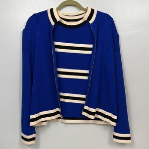 St. John Sport 2 Piece Sweater Set - M